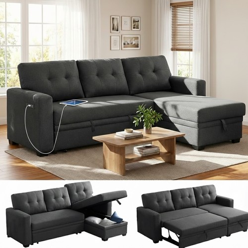 Charcoal gray linen - linen, l