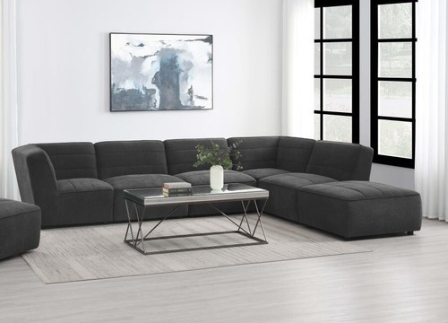 Charcoal grey boucle - pc,