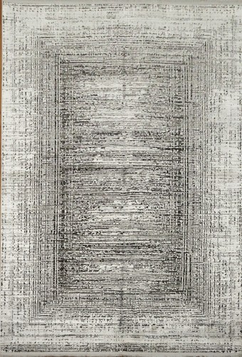 Modern gray rectangular - rectangular, rug