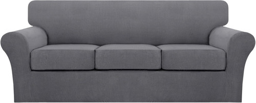 Charcoal gray piece sofa - 4,